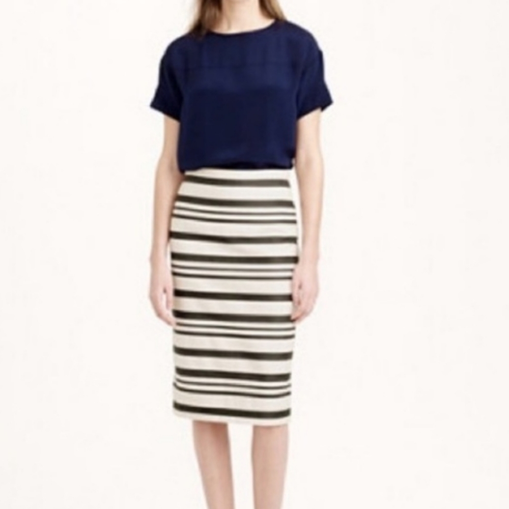 J.crew linen pencil skirts